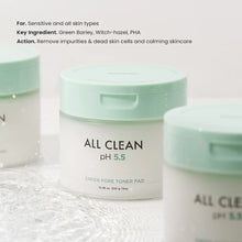 Load image into Gallery viewer, Heimish All Clean Green Pore Toner Pads 75EA