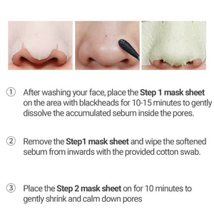 Mary&May Daily Safe Blackhead Clear Nose Pack 10EA