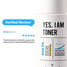 Load image into Gallery viewer, Jumiso Yes I Am Toner AHA 5% 150ml