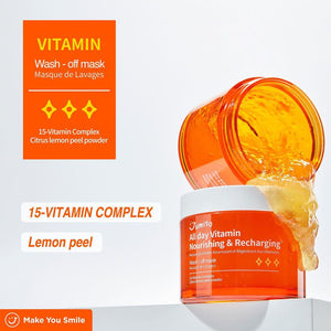 Jumiso All day Vitamin Nourishing & Recharging Wash-Off Mask 100ml - Exp 29/11/2024