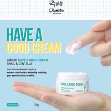 Load image into Gallery viewer, Jumiso Have A Good Cream Snail & Centella 50g