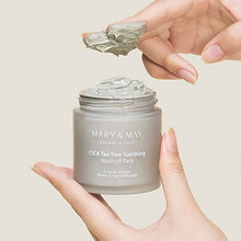 Load image into Gallery viewer, Mary&May CICA Tea Tree Soothing Wash Off Pack 125g