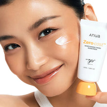 Load image into Gallery viewer, Anua Zero-cast moisturizing finish sunscreen 50ml
