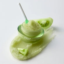 Load image into Gallery viewer, FULLY Green Tomato Smoothie Lip Scrub 12g