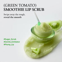 Load image into Gallery viewer, FULLY Green Tomato Smoothie Lip Scrub 12g