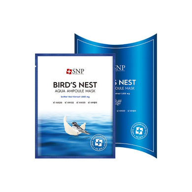 SNP Bird's Nest Aqua Ampoule Mask 25ml*10EA