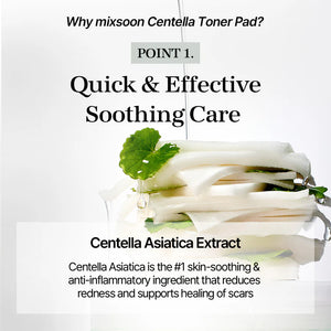 mixsoon Centella Toner Pad 120EA