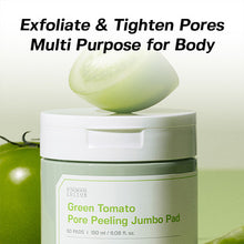 Load image into Gallery viewer, SUNGBOON EDITOR Green Tomato Pore Peeling Jumbo Pad 180ml