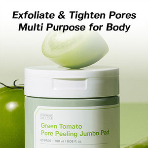 SUNGBOON EDITOR Green Tomato Pore Peeling Jumbo Pad 180ml