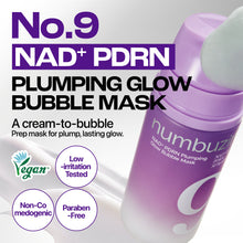 Load image into Gallery viewer, Numbuzin No.9 NAD+ PDRN Plumping Skin Prep Bubble Mask 85ml