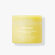 Load image into Gallery viewer, JMsolution Honey Luminous Royal Propolis Toner Pads 80EA