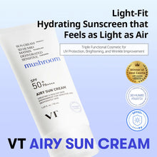 Load image into Gallery viewer, VT Cosmetics Airy Sun Cream 50ml
