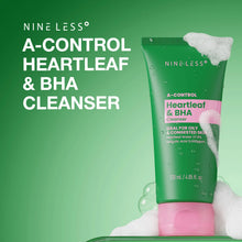 Load image into Gallery viewer, Nineless A-Control Heartleaf &amp; BHA Cleanser 120ml