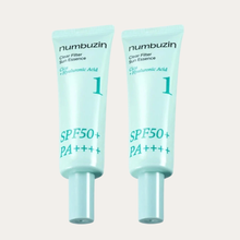 Load image into Gallery viewer, Numbuzin No.1 Clear Filter Sun Essence SPF50+ PA++++ 50ml Double Pack