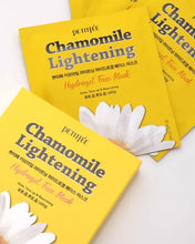 Load image into Gallery viewer, Petitfee Chamomile Lightening Hydrogel Face Mask 5EA