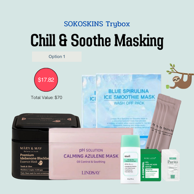 Sokoskins Trybox #27: Chill & Soothe Masking