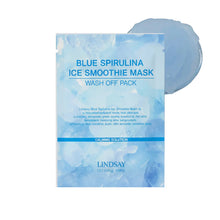Load image into Gallery viewer, Lindsay Blue Spirulina Ice Smoothie Mask Wash Off Pack 20EA