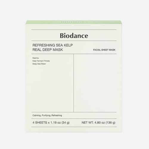 Biodance Refreshing Sea Kelp Real Deep Mask 4EA