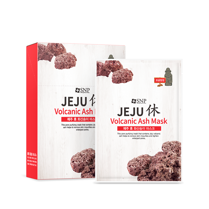 SNP Jeju Rest Volcanic Ash Mask 22ml*10EA