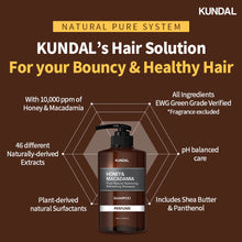 Load image into Gallery viewer, KUNDAL Honey &amp; Macadamia Natural Shampoo 500ml- [9 Scents]