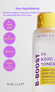 Nineless B-Boost 1% Kojic Acid Toner 200ml