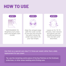 Load image into Gallery viewer, Jumiso Niacinamide 5+ Depuffing Under-Eye Patches 5 Pairs