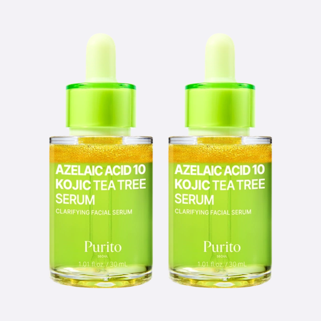 Purito Seoul Azelaic Acid 10 Kojic Azulene Serum 30ml Double Pack