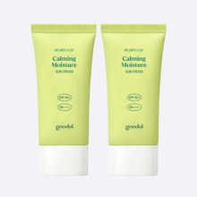 Load image into Gallery viewer, Goodal Houttuynia Cordata Calming Sun Cream SPF50+ PA++++ 50ml Double Pack