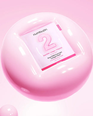 Numbuzin No.2 Rose PDRN Overnight Collagen Mask 4EA