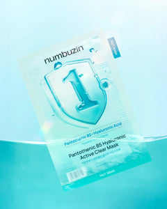 Numbuzin No.1 Pantothenic B5 Hyaluronic Active Clear Mask 4EA