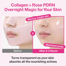 Load image into Gallery viewer, Numbuzin No.2 Rose PDRN Overnight Collagen Mask 4EA