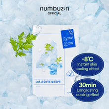 Load image into Gallery viewer, Numbuzin No.4 Icy Soothing Sheet Mask 4EA
