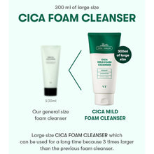 Load image into Gallery viewer, VT Cica Mild Foam Cleanser 300ml