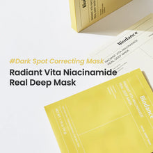 Load image into Gallery viewer, [1+1] Biodance Radiant Vita Niacinamide Real Deep Mask 4EA