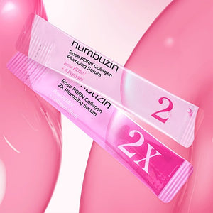 Numbuzin No.2 Rose PDRN Collagen Plumping Serum Duo 1.2ml*10EA