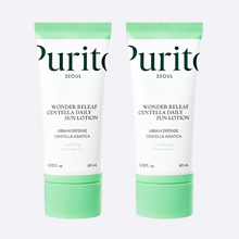 Load image into Gallery viewer, Purito SEOUL Wonder Releaf Centella Daily Sun Lotion 60ml Double Pack