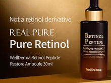 Load image into Gallery viewer, WELLDERMA Retinol Peptide Lifting Restore Ampoule 30ml