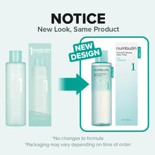 Load image into Gallery viewer, Numbuzin No.1 Pure-full Calming Herb Toner 300ml
