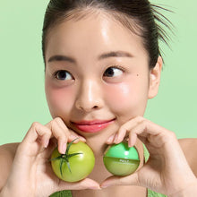 Load image into Gallery viewer, FULLY Green Tomato Smoothie Lip Scrub 12g