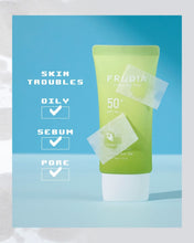 Load image into Gallery viewer, Frudia Green Grape Sebum Control Cooling Sun Gel SPF 50+/PA++++ 50ml