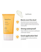 Load image into Gallery viewer, Innisfree Intensive Anti-pollution Sunscreen SPF50+ PA++++ 50ml - Exp: 25052024