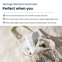 Load image into Gallery viewer, Heimish Moringa Ceramide Hyaluronic Hydrating Watery Sunscreen 50ml