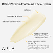 Load image into Gallery viewer, APLB Retinol Vitamin C Vitamin E Facial Cream 55ml