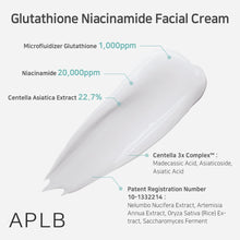 Load image into Gallery viewer, APLB Glutathione Niacinamide Facial Cream 55ml