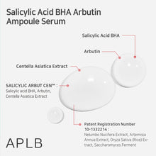 Load image into Gallery viewer, APLB Salicylic Acid BHA Arbutin Ampoule Serum 40ml