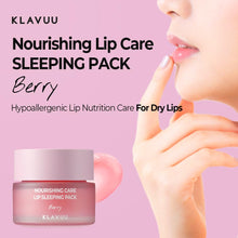 Load image into Gallery viewer, Klavuu Nourishing Care Lip Sleeping Pack 20g