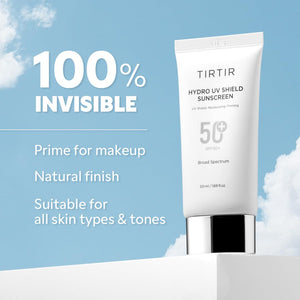 [1+1] TIRTIR Hydro UV Shield Sunscreen SPF50 PA++++ 50ml