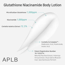 Load image into Gallery viewer, APLB Glutathione Niacinamide Body Lotion 300ml