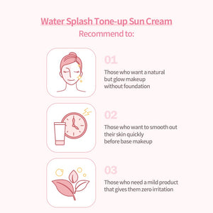 Espoir Water Splash Cica Tone Up Sun Cream SPF50+PA++++ 60ml