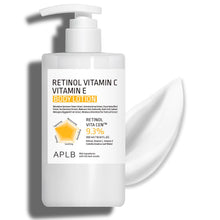 Load image into Gallery viewer, APLB Retinol Vitamin C Vitamin E Body Lotion 300ml